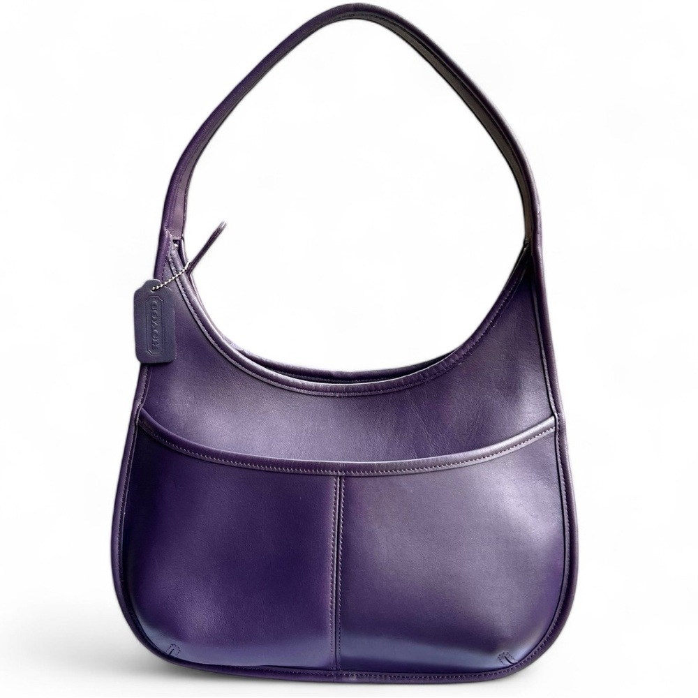 👾 Vintage Coach Purple Ergo Pocket Zip 9033